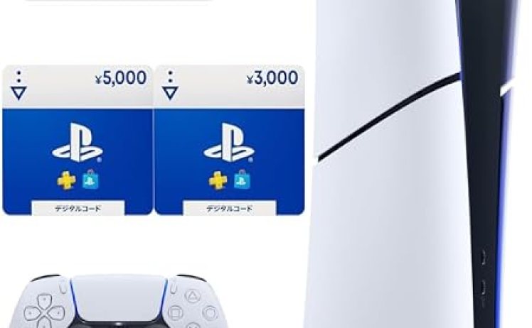 【58,710円】PlayStation 5 デジタル・エディション 日本語専用 + ストアチケット 5,000+3,000円 セット