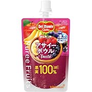 デルモンテ ピュレフルーツ アサイーボウルテイスト 果実100% スムージー フルーツピューレ 110g×30個