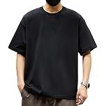 【40%OFF】【599円】 inotenka メンズ 綿100%  透けない肉厚生地 クルーネック Tシャツ