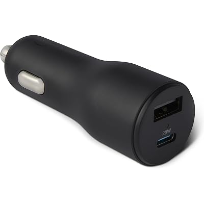 【車をモバブに】Amazonベーシック 2ポート搭載(USB-C / USB-A) 32W車載充電器 税込625円 プライム会員送料無料