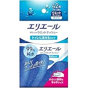【ポイント20%還元】エリエール ポケットウエットティシュー トイレに流せるタイプ 42枚(7枚×6P)