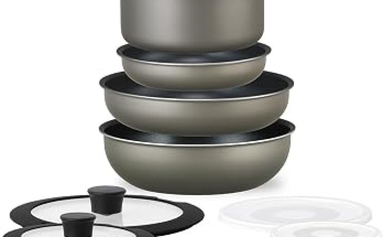 【8,980円】アイリスオーヤマ フライパン 鍋 セット IH&ガス火対応 12点