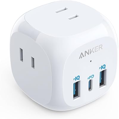 【6台充電】Anker PowerExtend (6-in-1) USB-C＆USB-A＆ACコンパクトタップ 税込1,690円 プライム会員送料無料【これが便利】