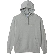 【ポイント49%還元】Champion(チャンピオン) COTTON USA スクリプトロゴ フーデッドスウェットシャツ ベーシック メンズ オックスフォードグレー XLサイズ