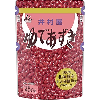 【4kg】井村屋 北海道パウチゆであずき 400g×10個 送料込2,841円(284.1円/個)