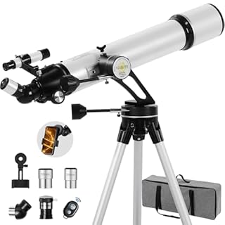【20%OFF！】Koolpte A90700 － 90mm大口径 700mm焦点距離 Vertisteel AZマウント天体望遠鏡が14,399円送料無料