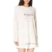 【ポイント11%還元】gelato pique(ジェラート ピケ) レーヨンインレイロゴプルオーバー レディース Free Size