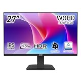 【ビジネス向け】MSI PRO MP273Q E7 － WQHD IPSパネル採用27インチディスプレイが14,800円送料無料