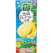 【25%OFF】カゴメ 野菜生活100 宮崎月夜実グレープフルーツ&日向夏ミックス 195ml紙パック×24本