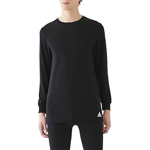 【71%OFF】【865円】 アディダス メンズ クルーネックロングスリーブ インナートップス