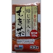 健茶館 国内産焙じ茶入りむぎ茶33P 330g×10個