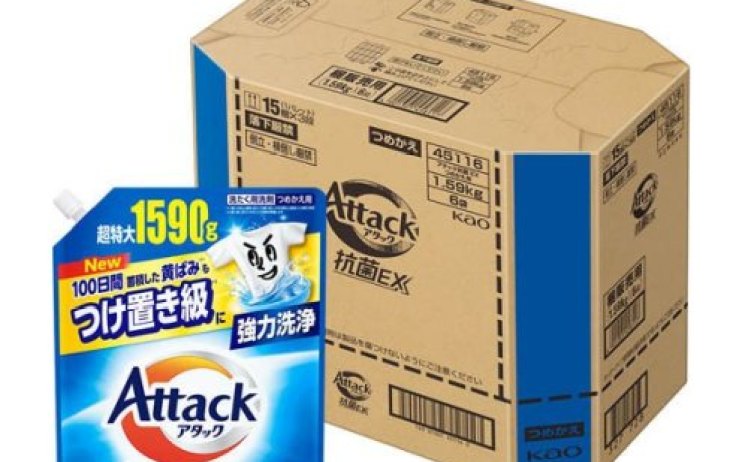 【5,554円-ポイント40％】アタック抗菌EX 詰め替え 1590g×6個