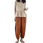 【66%OFF】【999円】 Muzly レディース 綿麻 セットアップ 2点セット