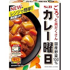 【27%OFF+20%OFF】【1,216円（定期便1,064円）】 エスビー食品 カレー曜日 辛口 230g×5個