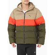 【ポイント12%還元】PUMA(プーマ) パファー ジャケット メンズ ダーク オリーブ Mサイズ