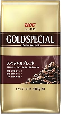 【20%OFF】UCC ゴールドスペシャル スペシャルブレンド コーヒー豆(粉) 1000g 送料込2,068円(おトク便3種で1,946円)ほか