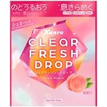【43%OFF】【680円】 カンロ クリアフレッシュドロップ プリズムピーチ 15g×6袋