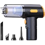 【44%OFF】【999円】 QIIZCP Type-C急速充電 吹き飛ばし・吸い込み・空気入れ・空気抜き 4WAY 強力吸引 コードレスハンディクリーナー