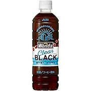 訳あり アサヒ飲料 ワンダ クリアブラック 500ml×24本