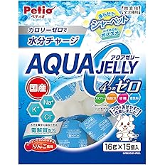 【41%OFF】【371円（定期便334円）】 ペティオアクアゼリー 4つのゼロ りんご風味 16g×15個入