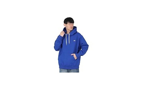 THE NORTH FACE(ザノースフェイス) スモールロゴヘザースウェットフーディ ユニセックス TNFブルー XLサイズ