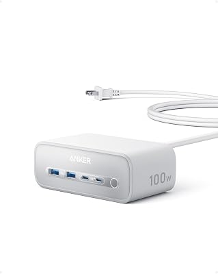 【デスクがスッキリ】Anker Charging Station (7-in-1, 100W) 送料込5,990円【背面にもAC差込口】