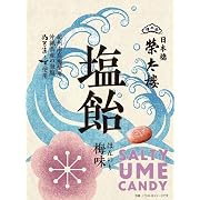 榮太樓 舗 塩飴 ほんのり梅味 70g×6個