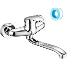 【50%OFF】【2,945円】 JOKOU キッチン用 壁付 360°回転 2穴 シングルレバー混合水栓