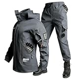 【20%OFF+30%ポイント！】Faddishop マウンテンパーカー 上下セット 耐磨/防風 ワークウェアが5,312円（実質3,320円）送料無料