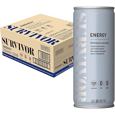 【35%OFF】サバイバー エナジードリンク ゼロ 缶 250ml×30本 送料込2,672円(89.1円/本)