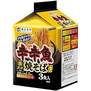 寿がきや 麺処井の庄監修 辛辛魚焼そば 3食パック×9袋入