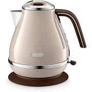 【ポイント21%還元】De’Longhi(デロンギ)電気ケトル アイコナ・ヴィンテージ ステンレス 1.0L KBOV1240J-BG ドルチェベージュ