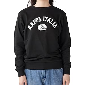 【ポイント39%】【実質594円】 Kappa レディース フロントロゴ カレッジデザイン スウェット
