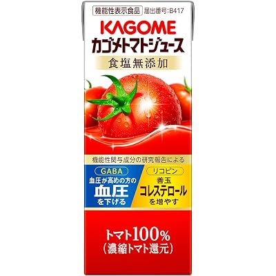 【25%OFF】カゴメ トマトジュース 食塩無添加 200ml×24本 送料込1,637円(68.2円/本)