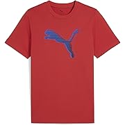 【ポイント15%還元】PUMA(プーマ) GRAPHICS キャット ロゴ Tシャツ メンズ レッド ファイヤー Lサイズ