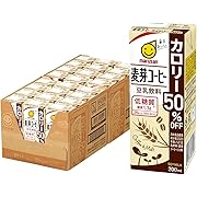 【50%OFF】マルサン 豆乳飲料麦芽コーヒー カロリー50%オフ 200ml×24本