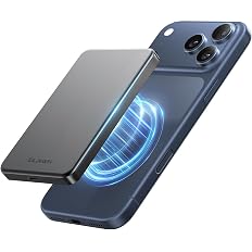 【スマイルSale】【75%OFF】【999円】 ULiXWH 業界初のチタン素材 MagSafe対応 軽量 薄型 10000mAh ワイヤレス最大15W/有線最大20W急速充電 モバイルバッテリー
