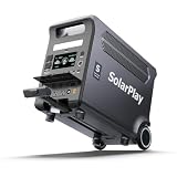 【タイムセール+20,000円OFF！】SolarPlay Q3600 － 容量3,840Wh リン酸鉄リチウム電池 定格出力3,300Wポータブル電源