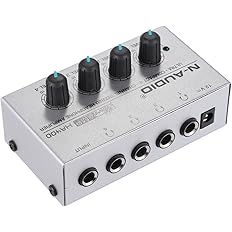 【プライムデー】【1,945円】 N-AUDIO HA400 4チャンネル ヘッドフォンアンプ