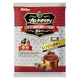 プロクオリティ House ハウス カレー 中辛 4袋入り ×6個が2,329円（97円/袋）