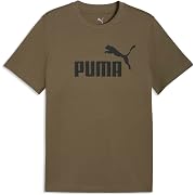 【ポイント34%還元】PUMA(プーマ) ESS No. 1 Logo Tシャツ メンズ ローデン グリーン S/2XLサイズ