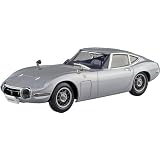 AOSHIMA 1/32 楽プラ スナップキット No.06-SS － トヨタ 2000GT サンダーシルバーメタリック 色分け済みプラモデルが1,600円