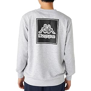 【タイムセール】【866円】 Kappa メンズ バックプリント アートワークデザイン スウェット
