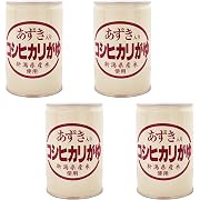 ヒカリ食品 あずき入りコシヒカリがゆ（缶） 280ｇ×4個