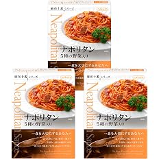 【52%OFF】【734円】 ナカトウ 麻布十番シリーズ パスタソース ナポリタン 5種の野菜 洋食屋の味わい 3個セット
