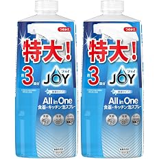 【42%OFF】【928円】 ジョイ オールインワン 泡スプレー 食器用洗剤 微香タイプ 詰め替え 大容量 3回分/690mL×2