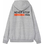 【ポイント20%還元】THE NORTH FACE(ザノースフェイス) NEVER STOP ING Hoodie ユニセックス ミックスグレー Mサイズ