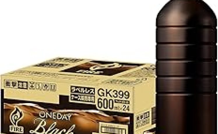 【2,022円】Fire(ファイア) キリン ワンデイ ラベルレス ブラック コーヒー 600ml 24本