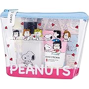 【30%OFF】PEANUTS スヌーピーのクリアポーチ付きギフト ストロベリーミルクの香り
