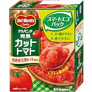 【10%OFF】キッコーマン食品 キッコーマン デルモンテ 完熟カットトマト 388g×6個